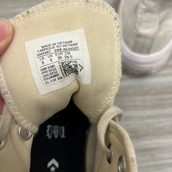 high top white converse - Picture 5 of 5